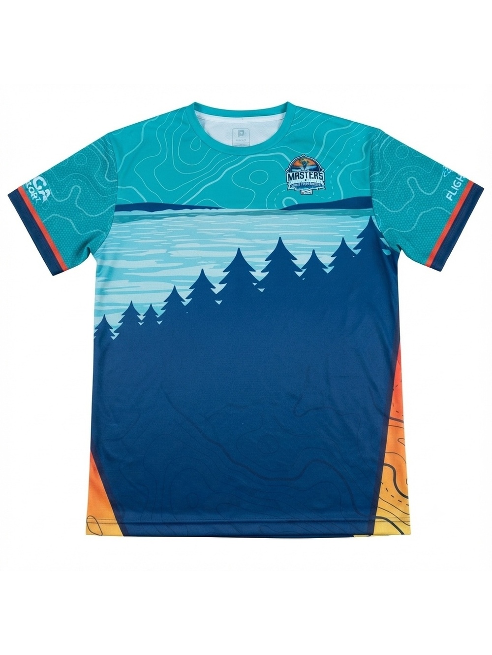 PDGA Masters Disc Golf World Championship 2025 MN Event Jersey XL Tree Landscape